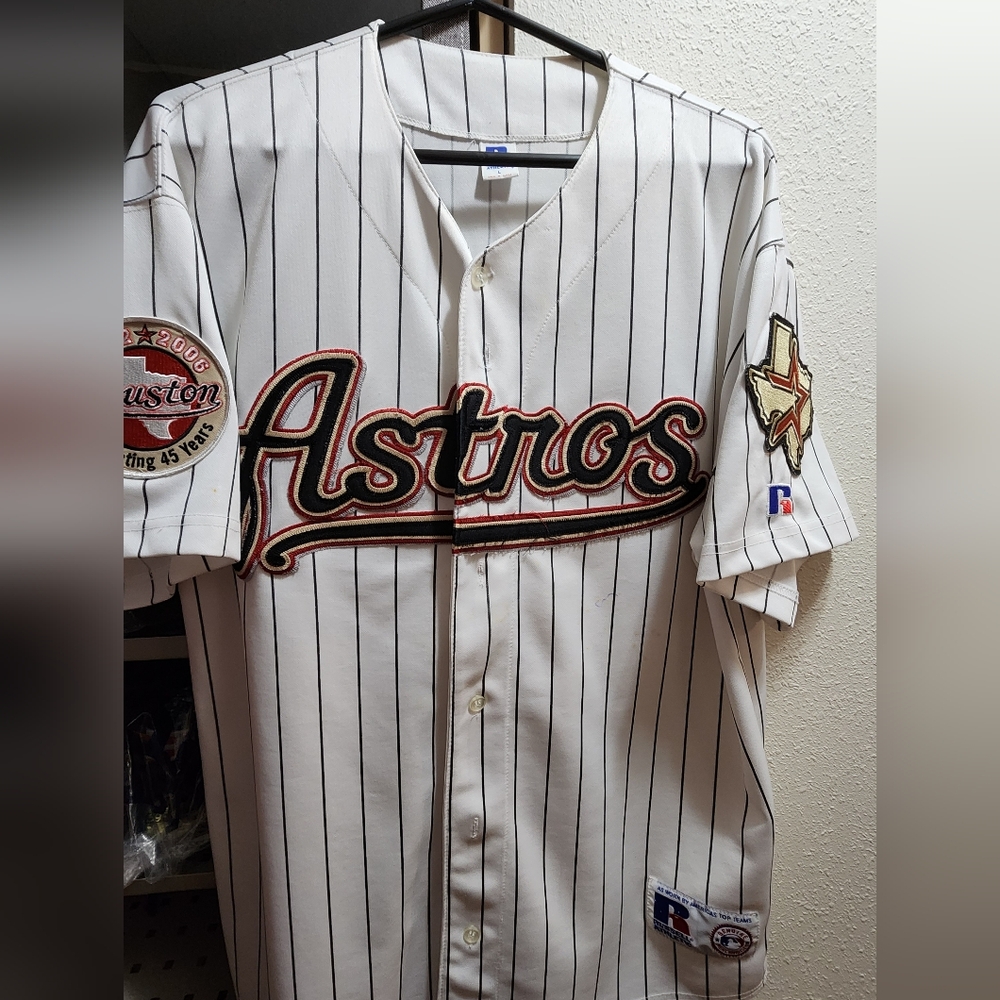 Vintage PinStripe Astros Jersey Size Large